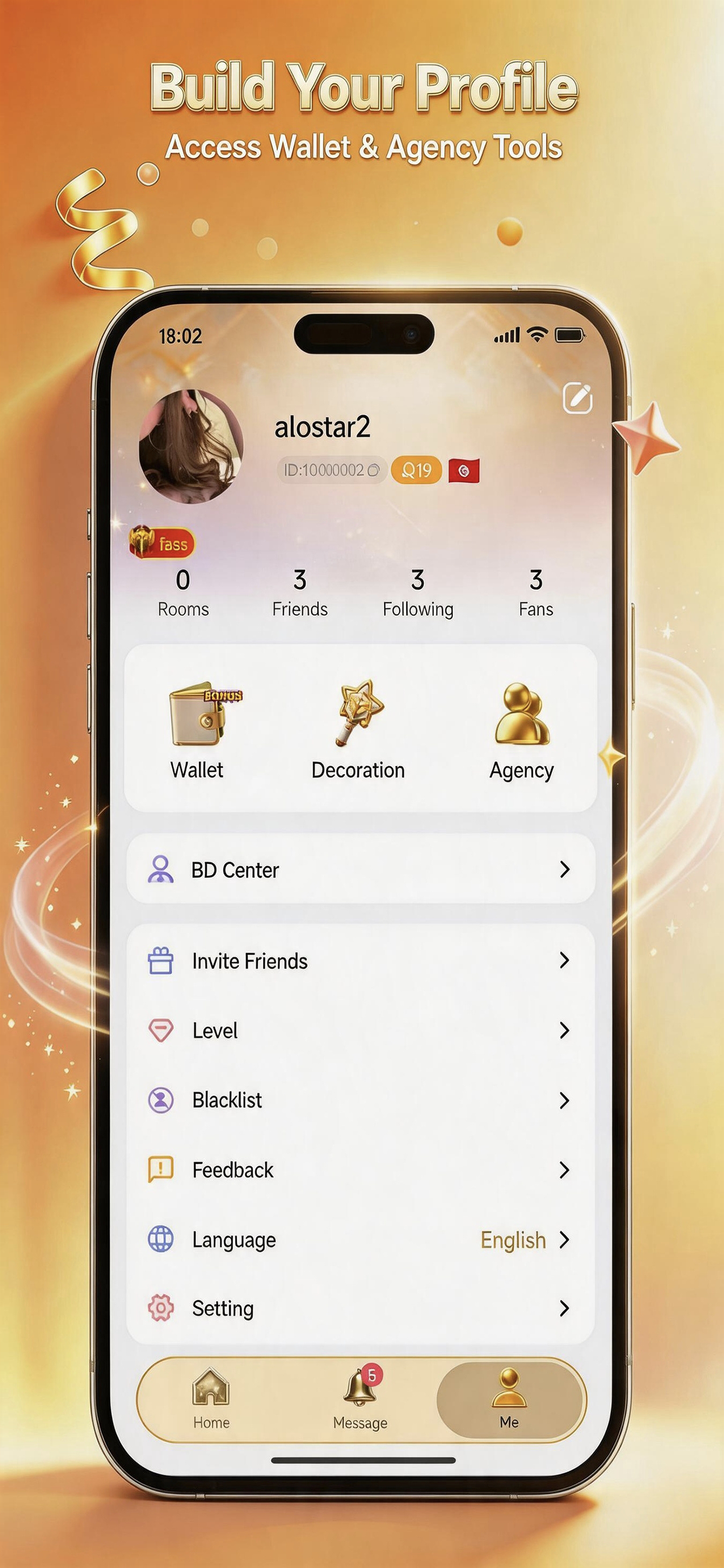 Profile & Social Sharing